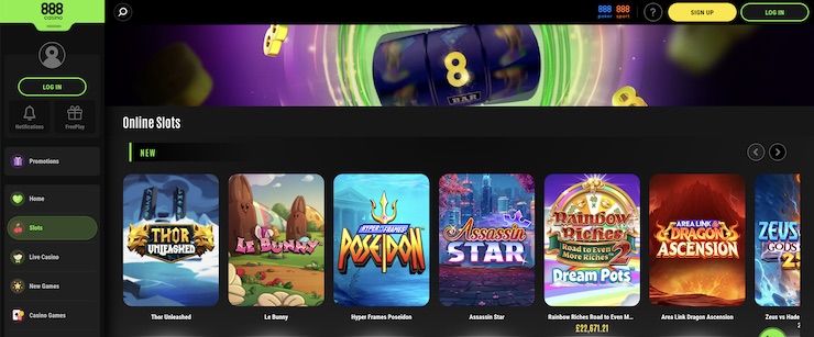 888casino is consistently reviewed as one of the top non GamStop casinos in the UK.