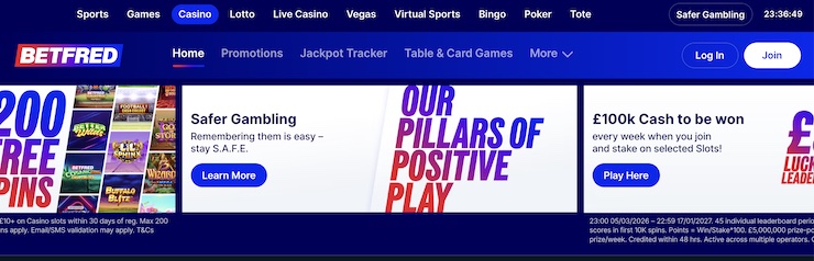 Betfred Casino is one of the top non GamStop casinos for UK players in 2026.